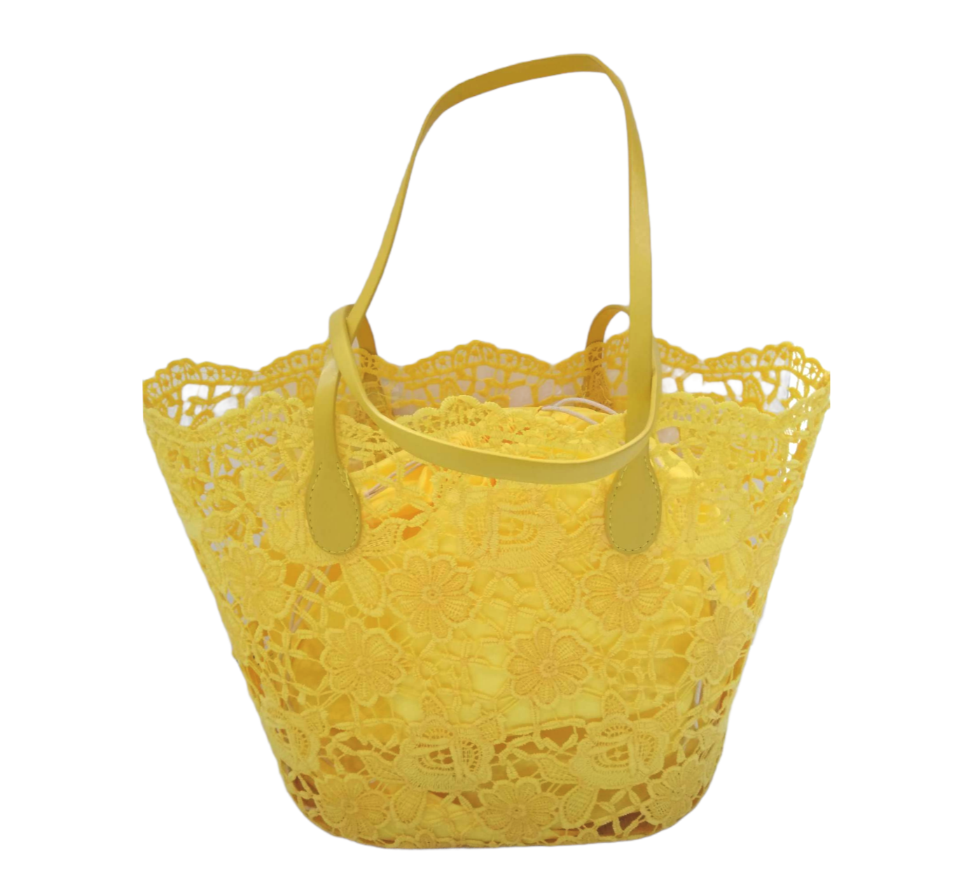Torebka - koszyk żółta